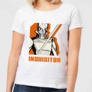 Star Wars Rebels Inquisitor Womens T-Shirt - White - 3XL