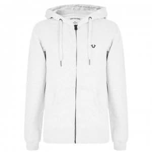 True Religion Metal Logo Hoodie - Grey/Bl SMU1501