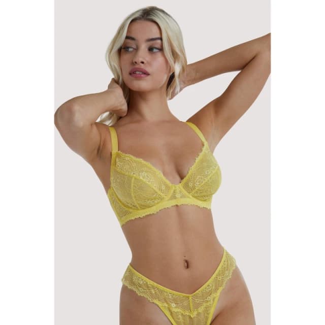 Wolf and Whistle Ariana Yellow Everyday Plunge Bra Yellow female 32A