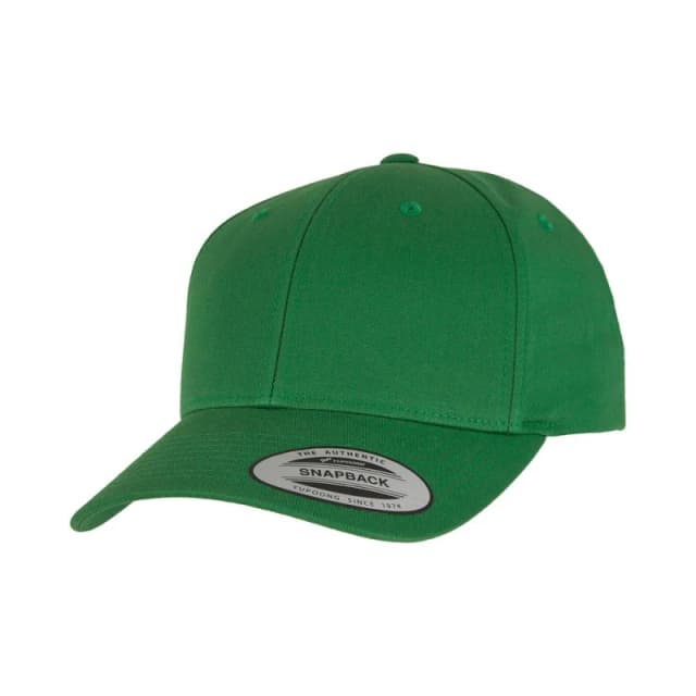 Yupoong Mens Flexfit Classic Curved Snapback Cap in Green Green Male One Size