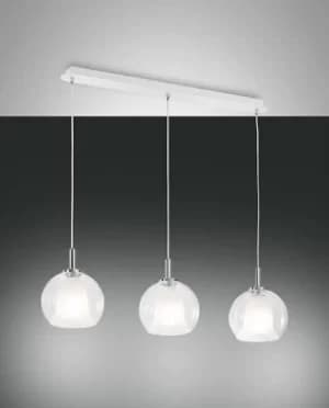 Bretagna Straight Bar Pendant Ceiling Light Transparent Glass, E27