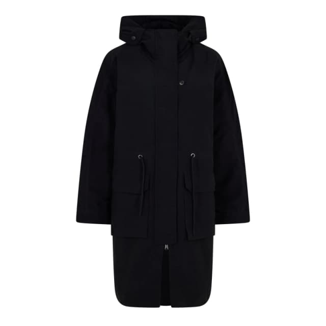 Timberland Womens 2in1 City Parka Black female 8 (XS)