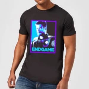Avengers Endgame Thor Poster Mens T-Shirt - Black