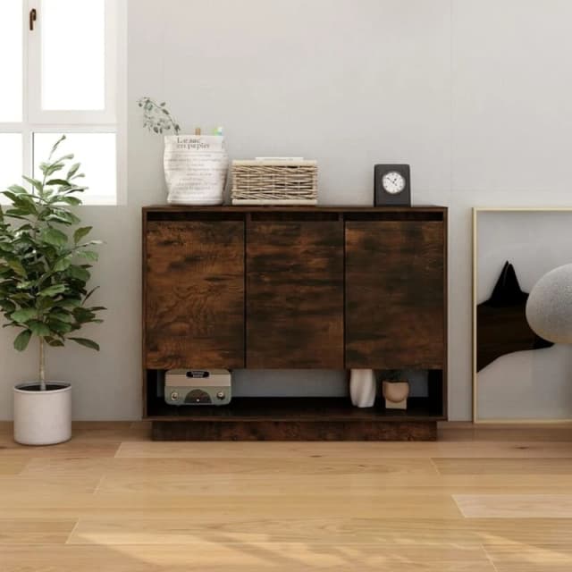 VIDAXL Sideboard Smoked Oak 97x31x75cm Engineered Wood Vidaxl 8720286836712