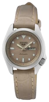 Seiko SRE005K1 5 Sport Compact Beige Dial Beige Watch