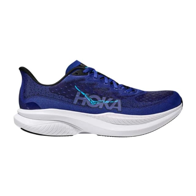 Hoka Mach 6 Blue White Shoes AW25, Size EU 44