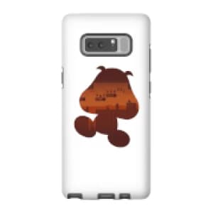 Nintendo Super Mario Goomba Silhouette Phone Case - Samsung Note 8 - Tough Case - Gloss