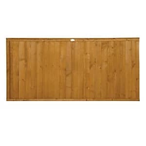 Forest Garden Dip Treated Closeboard Fence Panel - 6 x 3ft Pack of 3