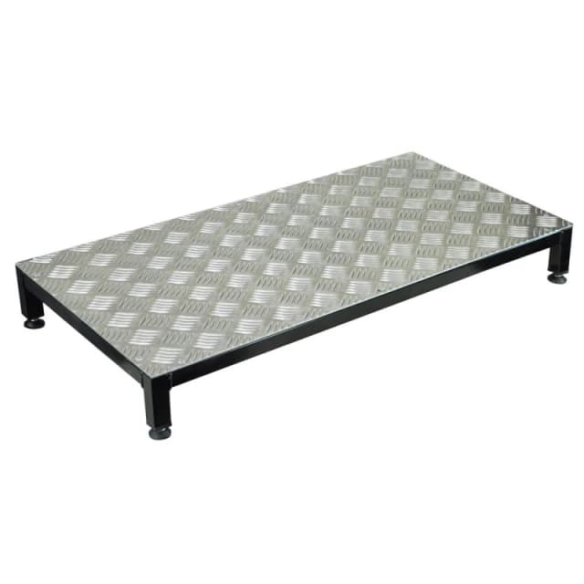 Loops Lightweight Aluminium Half Step - Adjustable Height - 190kg Weight Limit Multi