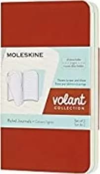 Volant Journals XS Ruled Coral Orange Aqua.Blue by Moleskine