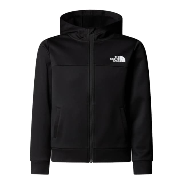 The North Face Unisex Kids Reaxion Fleece Zip Hoodie TNF Black JK3 unisex L