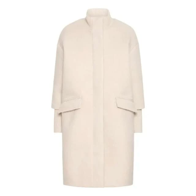 fransa Womens coat fransa Edella 1 Beige Female L