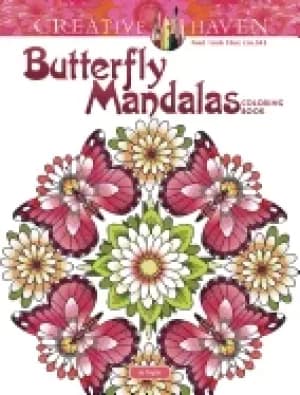 creative haven butterfly mandalas coloring book