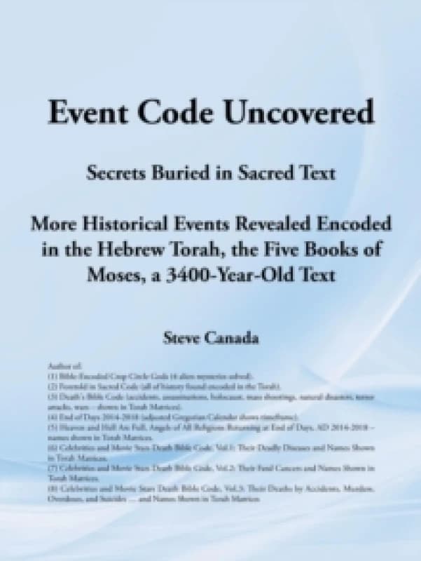 Event Code Uncovered : Secrets Buried in Sacred Text Paperback / softback