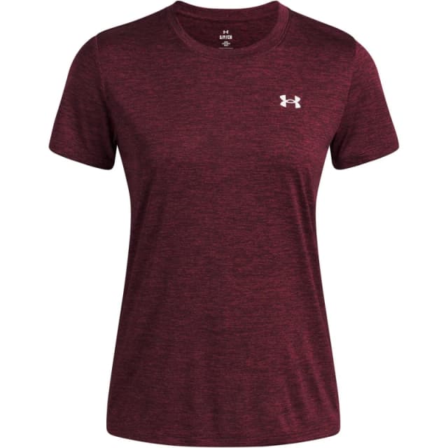Under Armour Tech Twist Short Sleeve Womens Dark Maroon female 8 (XS)