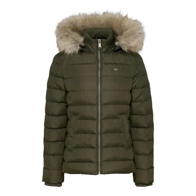 Tommy Jeans Essential Puffer Jacket - Green Green 16