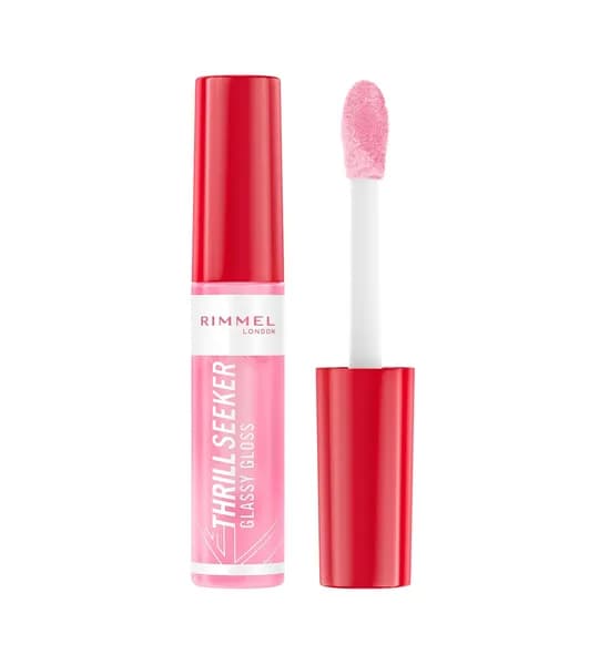 Rimmel Thrill Seeker Glassy Gloss plumping lip gloss shade 150 Pink Candy 10 ml