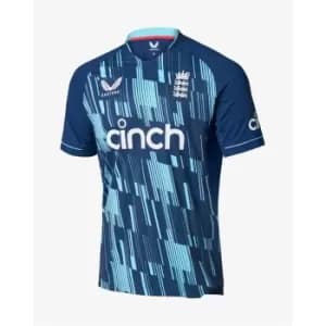 Castore England Cricket ODI Shirt Mens - Blue