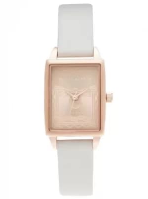 Olivia Burton Ladies London Stamp Strap Watch OB16SD04