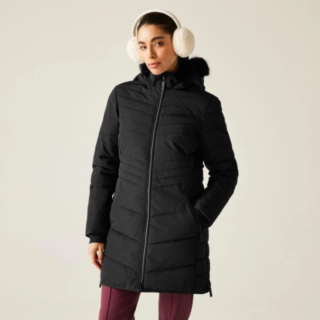 Dare 2b Womens Striking IV Padded Jacket in Black Size: 8 Black Female 8