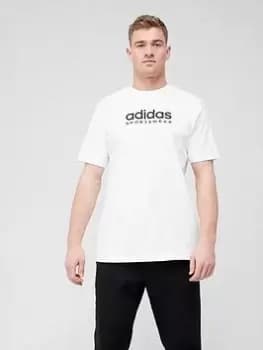adidas Sportswear All SZN Graphic T-Shirt - White, Size 2XL, Men