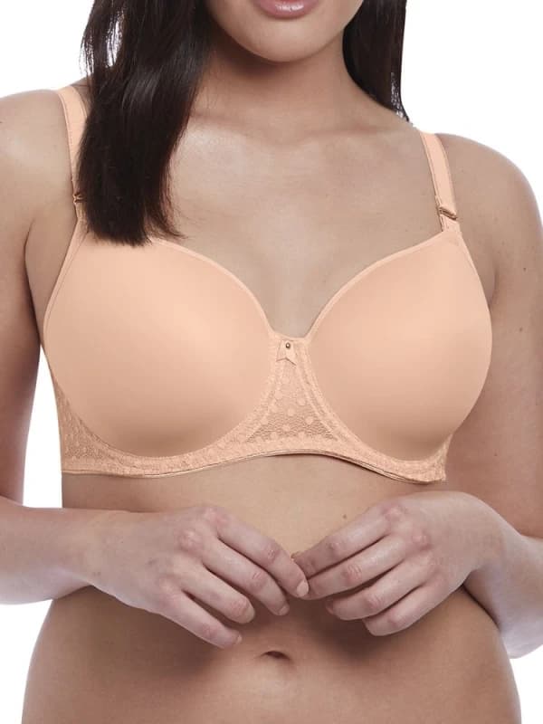 Freya Womens Starlight Moulded T-Shirt Bra in Nude Size: 36F Nude Female 36F