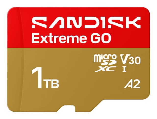 SanDisk Extreme GO 1TB MicroSDXC UHS-I