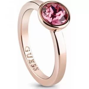 Ladies Guess Rose Gold Plated Miami Ring