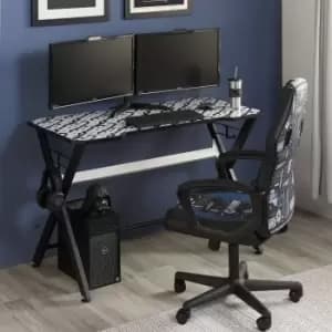 Star Wars Gaming Desk Black and white