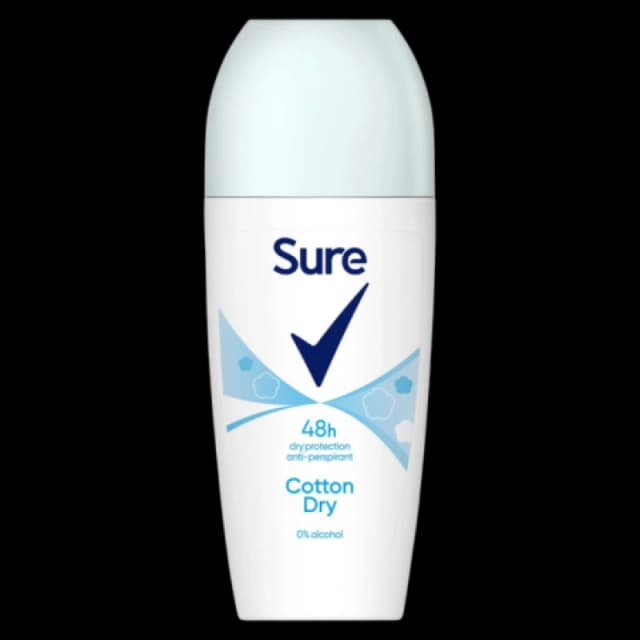 Sure Women Roll On 'Antiperspirant Deodorant' 48Hrs Protection, 6x50ml White female
