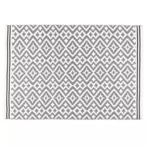 Origins Aztec Rug Grey and Dark Grey 160 x 230cm