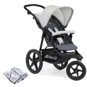 Hauck Runner 3 Wheel Pushchair - Silver / Grey