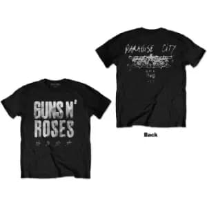 Guns N' Roses - Paradise City Stars Unisex XX-Large T-Shirt - Black