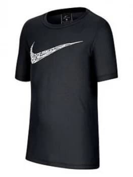Nike Older Boys Core Performance Top - Black