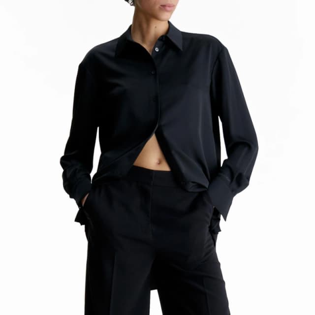 CALVIN KLEIN Cdc Relaxed Blouse - Black 8
