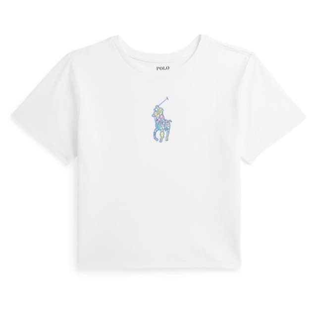 Polo Ralph Lauren Logo T-Shirt Juniors White female 8Y