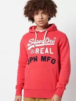 Superdry Vl Ac Hood, Red Size M Men