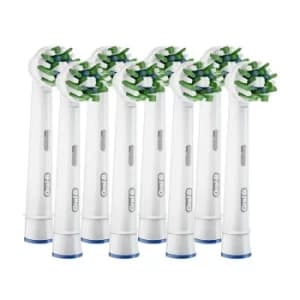 Oral B Cross Action CleanMaximiser Power Replacement Heads Toothbrush 8Pcs
