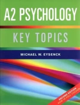 A2 Psychology by Michael W. Eysenck Paperback