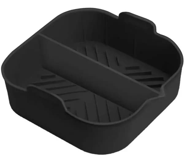 TOWER T843095 Non-stick Square Tray with Divider - Black