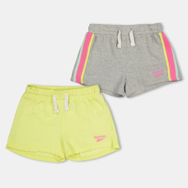 Reebok Kids Jersey Jogger Shorts - Multi Female 3 - 4 Years