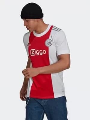 adidas Ajax Amsterdam 21/22 Home Jersey, White/Red Size M Men