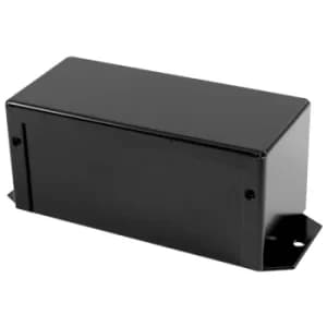 Hammond 1411FBKBK Utility Metal Flanged Case 127x56x56mm Aluminium...