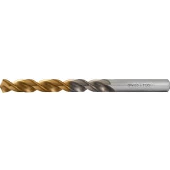 Swisstech - 10.50MM HSS-Cobalt High Helix Drill TiN Tipped