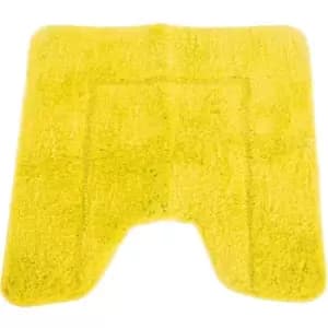 Mayfair Cashmere Touch Ultimate Microfibre Pedestal Mat (50x50cm) (Yellow) - Yellow