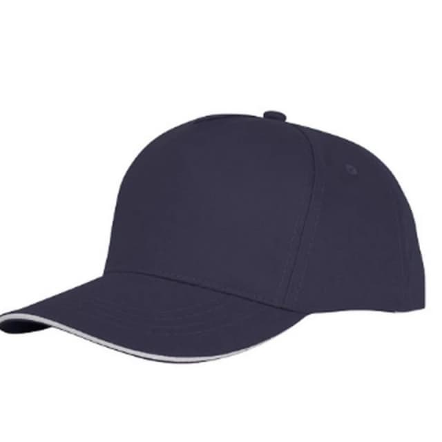 Bullet Mens Ceto 5 Panel Sandwich Cap in Navy Navy Male One Size