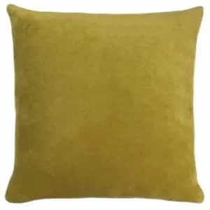 Furn Solo Velvet Square Cushion Cover (One Size) (Olive)
