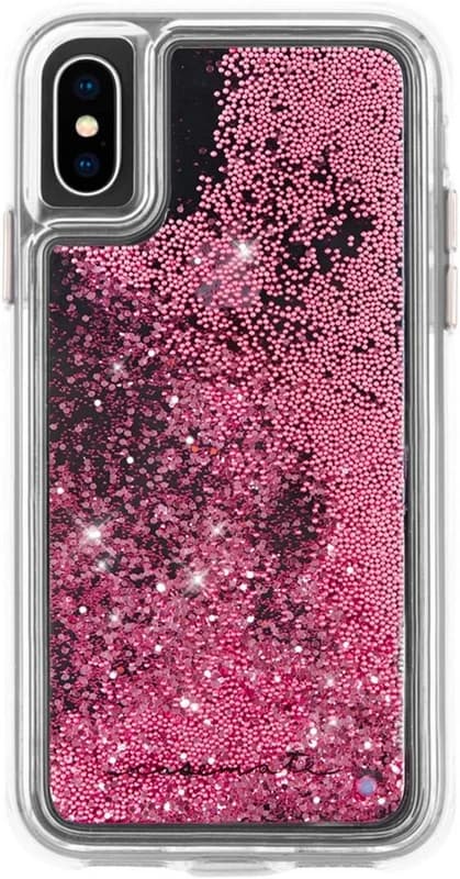 iPhone X XS Waterfall Rose Gold Case