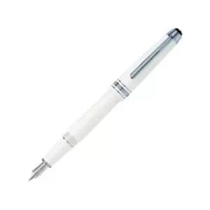 Mont Blanc - Meisterstuck Glacier Classique Fountain Pen (f) White - Fountain Pens - White