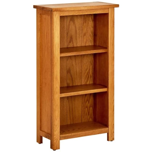 VIDAXL Bookcase 45x22.5x82cm Solid Oak Wood Vidaxl 8720286006887